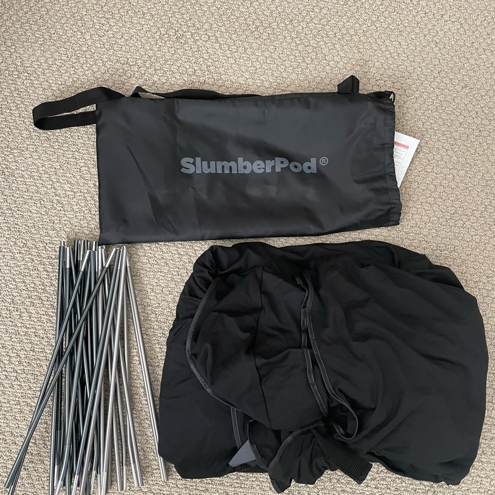Slumberpod 2.0 black with grey WITH FAN